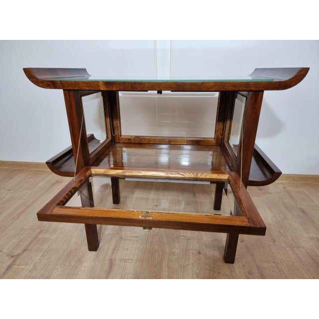 Brown Tulipan Cupboard by Jindrich Halabala For Sale - Image 8 of 14