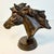1980s Vintage Americana Southwestern Cast Iron Horse Bust Sculpture For Sale - Image 6 of 13