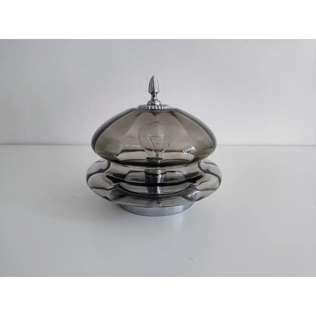 Mid-Century Modern Glass Wall Lamp from Glashütte Limburg, Germany, 1960s For Sale - Image 13 of 18