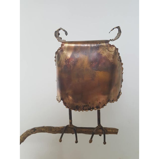 1960s Curtis Jere Owl Sculpture For Sale - Image 5 of 10
