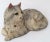 This is a Great Looking Vintage American Cast Iron Figurative Cat Doorstop. Circa 1930s. It still retains its original...