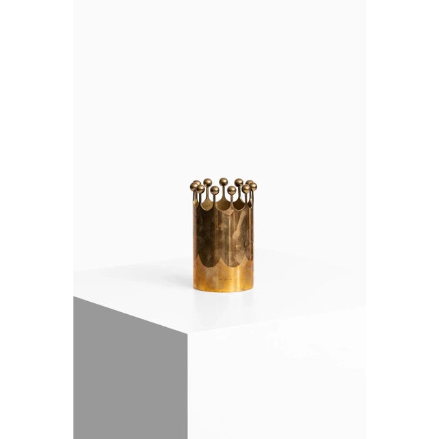 Vase by Pierre Forsell for Skultuna, 1950s For Sale - Image 6 of 6