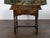 19th Century English Oak 19th Century Bobbin Legs Side Table with Geometric Font Drawer For Sale - Image 5 of 12