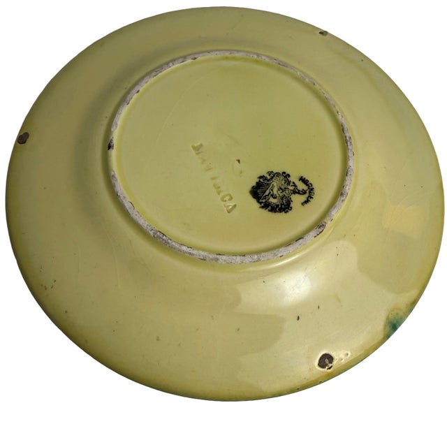 Antique Hornberg Majolica Plate For Sale - Image 4 of 5