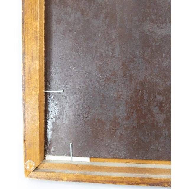 Continental European Alpine Scene Oil Painting on Tin For Sale - Image 10 of 12