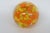 Art Glass Paperweight Controlled Bubble With Yellow and Orange Speckles 4519b For Sale In Miami - Image 6 of 9