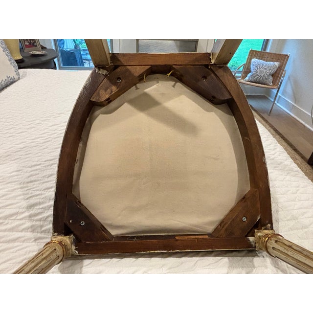 Vintage Heritage "Grand Tour" Neoclassical Revival Cane Back Desk Chair, Side Chair, Hall Chair, Circa 1960s For Sale - Image 16 of 18