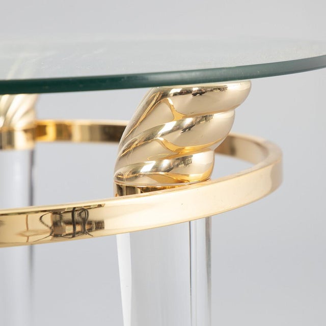 A unique and exceptionally elegant vintage party cart from Maison Charles, embodying the French design house's signature...