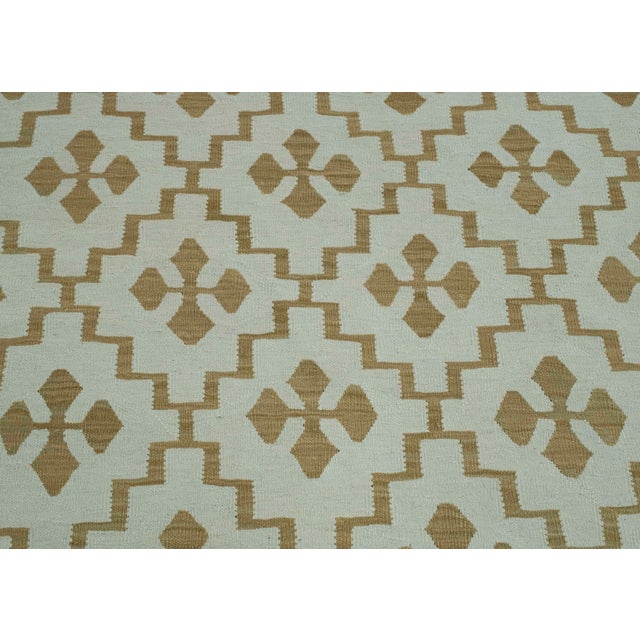 Turkish Kilim Oriental Handmade Flatweave 8'3" x 10' #18154 For Sale In Houston - Image 6 of 8