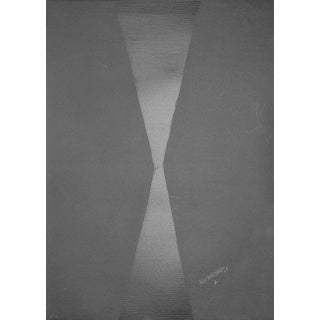 Black Hourglass - 20th Century - Sante Monachesi - Serigraph - Contemporary For Sale