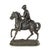 Victorian Antique Spelter Horse and Rider Clock Topper Statue For Sale - Image 3 of 5