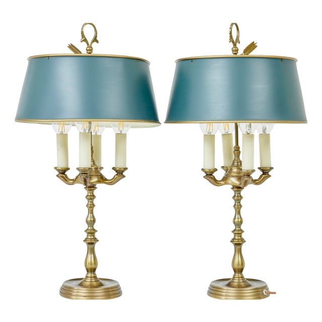 Mid-Century Modern Table Lamps by Einar Backstrom, 1960, Set of 2 For Sale