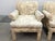 Cream 1990s Modern Upholstered Parsons Armchairs by Clyde Peasron - Set of 2 For Sale - Image 8 of 12