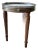 Antique French Bouillotte Style Table- Round Marble Top Drink Table For Sale