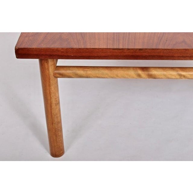 Widdicomb 1960s T. H. Robsjohn-Gibbings for Widdicomb Square Mahogany Coffee Table For Sale - Image 4 of 11