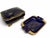 Mid 20th Century Vintage Lindner Kueps Bavaria Cobalt Blue & 22k Gold Butterfly Porcelain Vanity Set - 4 Pieces For Sale - Image 5 of 8