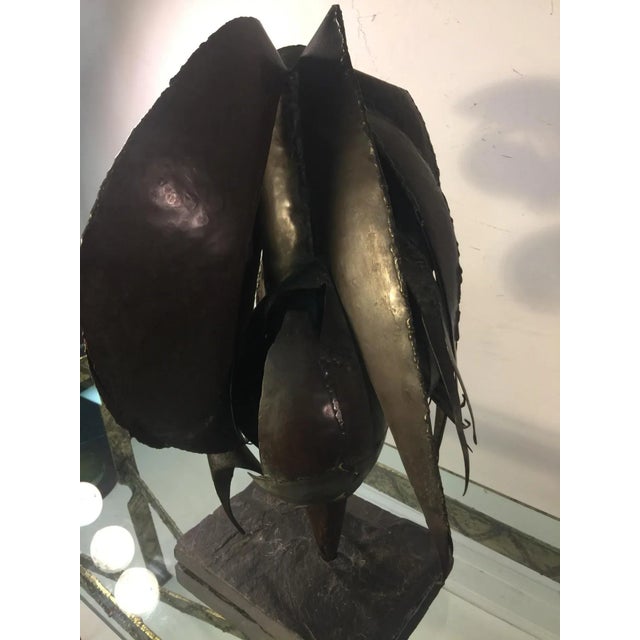 Abstract Brutalist Sculpture ' Metaphor of an Insect' by Reinhoud D' Haese For Sale - Image 9 of 11