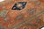 19th Century Antique Serapi Rug With Terracotta & Indigo Medallion For Sale In New York - Image 6 of 12