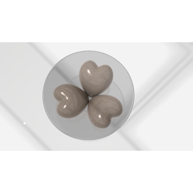 Contemporary Evelia Light Oyster Coffee Table from Eje-Design For Sale - Image 3 of 7