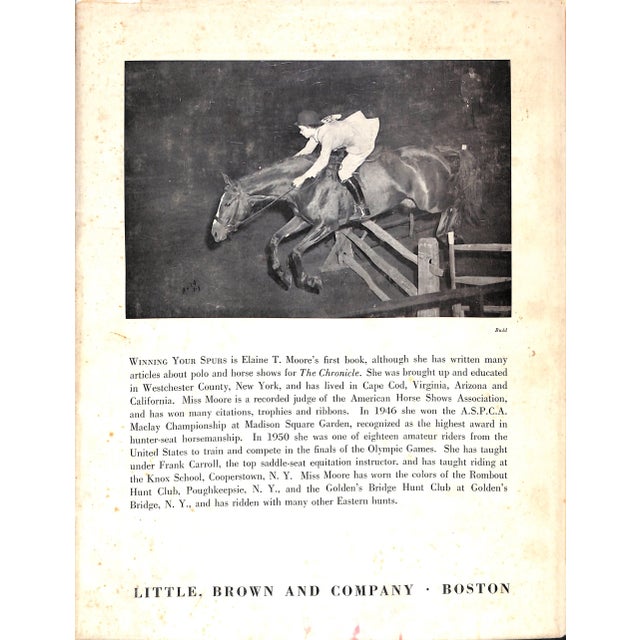 "Winning Your Spurs" Book 1954 Moore, Elaine T. For Sale - Image 4 of 9