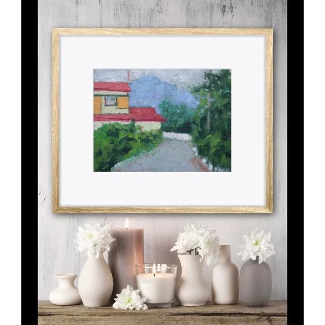 Contemporary Mt. Fuji Landscape (Original Oil Painting) For Sale - Image 3 of 8