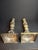 Brass Antique Fraget Warsaw Silver Plate Candlesticks Pair Polish Judaica 3342 13" For Sale - Image 8 of 18