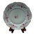 Antique German Rococo Revival Porcelain Plate With Hand-Painted Florals & Gilt Rim Carl Tielsch For Sale