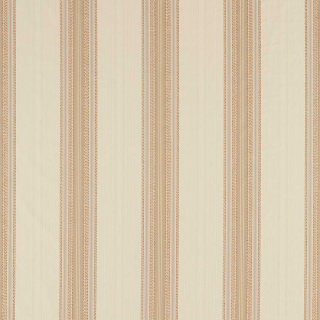 Zoffany Lisere Stripe Fabric in Paris Grey - a Sample For Sale