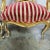 Wood Antique French Striped Baroque Carved Giltwood Chairs and Sofa Set - Project For Sale - Image 7 of 12