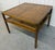 Mid-Century Modern Vintage Baker Furniture Walnut Square Coffee Table For Sale - Image 3 of 7