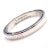 Contemporary Damiani Brad Pitt Platinum 4 Diamond 3mm Band Ring Sz 8.25 For Sale - Image 3 of 6
