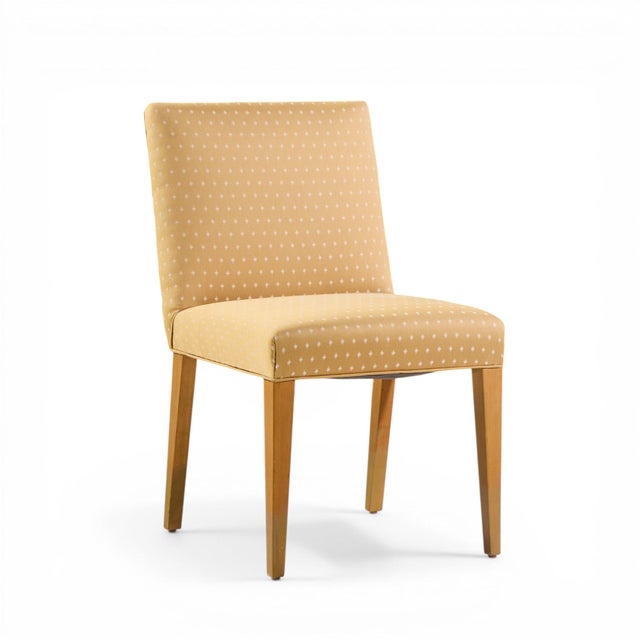 Dunbar Furniture Edward Wormley for Dunbar Mid Century Bleached Mahogany Dining Chairs - Set of 6 For Sale - Image 4 of 10