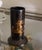Antique English Papier-Maché Chinoiserie Spill Vase / Brush Holder in Black and Gold For Sale - Image 14 of 18