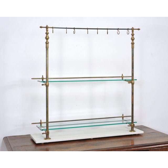 French Bronze Marble Patisserie Pastry Shelf Display Stand For Sale - Image 18 of 18