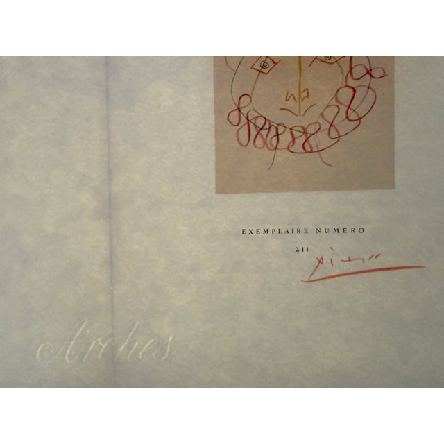 Pablo Picasso, In Picasso's Workshop, 1957, Etching & Watercolor For Sale - Image 8 of 9