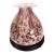 Vintage Murano Style Handblown Pink Glass Bottle Vase For Sale