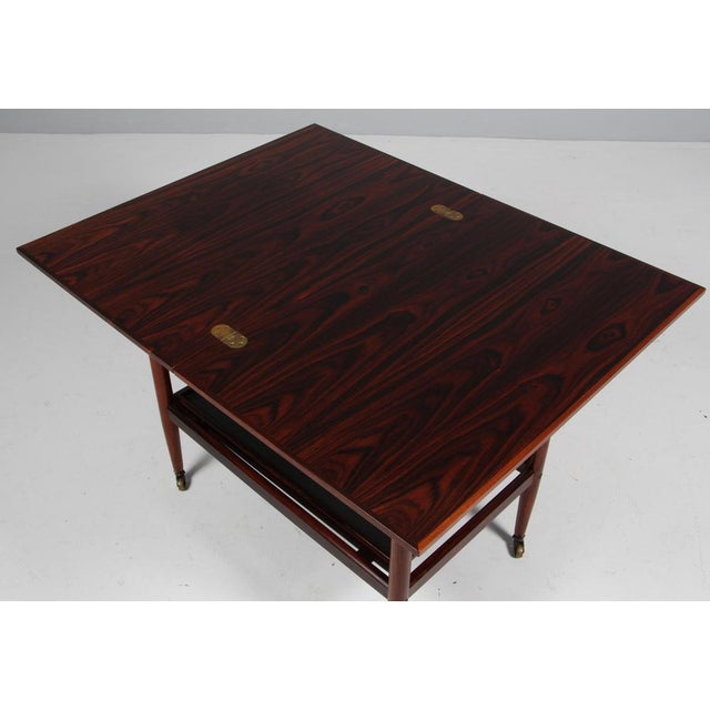 Vintage Bar Cart by Ole Wanscher, 1960s For Sale - Image 6 of 10