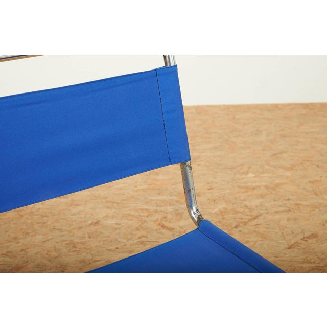 Model H-79 Cantilever Chair in Chrome-Plated Tubular Steel and Fabric by Jindrich Halabala for Up Závody, 1931 For Sale - Image 5 of 12