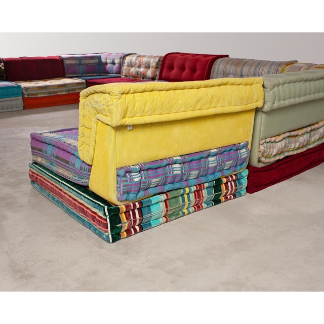 Mah Jong 27 Piece Kenzo Missoni Sofa by Hans Hopfer for Roche Bobois For Sale - Image 9 of 18