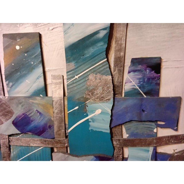Signed "Alim " 3d Original Abstract Painting For Sale In Dallas - Image 6 of 6