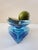 Aqua Blue Pala Glass Vase by Helena Tynell for Riihimäen Lasi, Finland, 1964 For Sale - Image 9 of 18