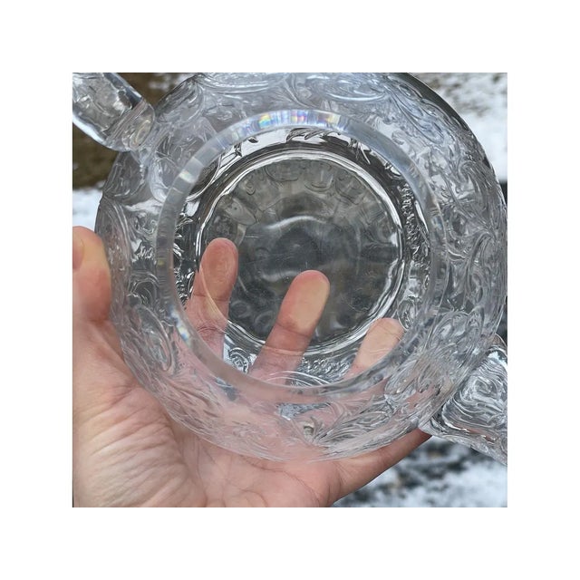 Rare & Fine Antique Hp Sinclaire American Brilliant Period Abp Cut Glass Teapot For Sale - Image 6 of 6