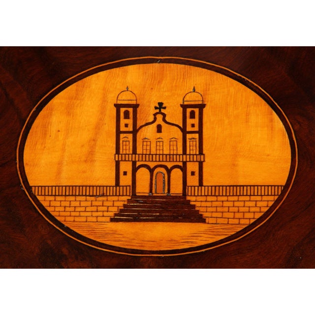 Mid 19th Century Side Table with Tunbridge Marquetry, 1850 For Sale - Image 12 of 18
