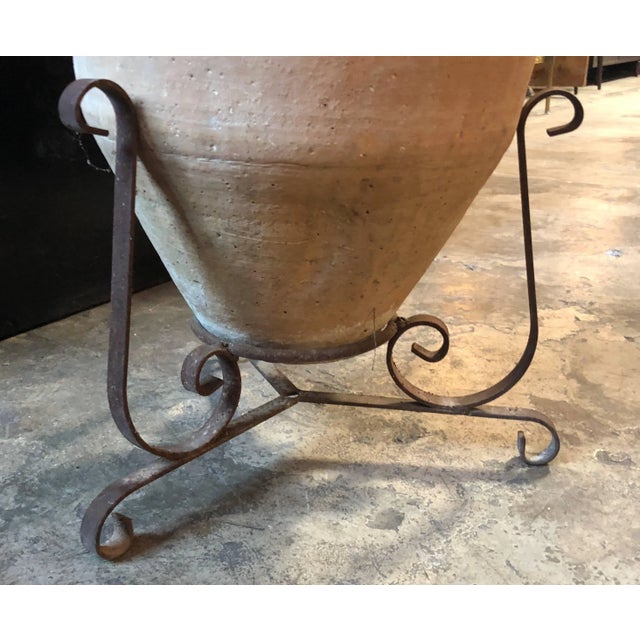 Brown Italian Large 18th Century Terracotta Jar For Sale - Image 8 of 9