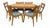 Heywood-Wakefield MCM Heywood-Wakefield 8 Piece Dining Set With M154 “Dog Bone” Chairs For Sale - Image 4 of 12