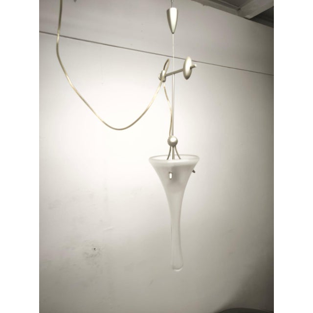 Suspension Lamp by Lamp International, 1990s, in Very Good conditions. Designed 1990 to 1999 This piece has an attribution...