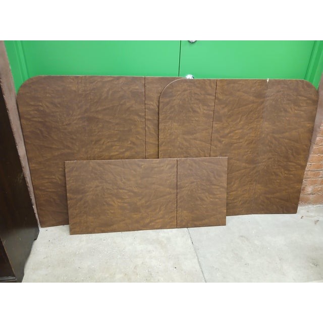Late 20th Century Maitland-Smith Mahogany Dining Table and Chairs Set For Sale - Image 9 of 12