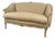 Vintage Louis XV Revival Carved Giltwood Upholstered Settee For Sale