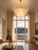 Metal Monumental Pink Glass Leaf Chandelier, 1990 For Sale - Image 7 of 8
