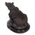Antique 19th Century French Bonze Animalier Brown Bear Statue Sculpture Paris After Antoine-Louis Barye Circa 1870 For Sale In Portland, OR - Image 6 of 12